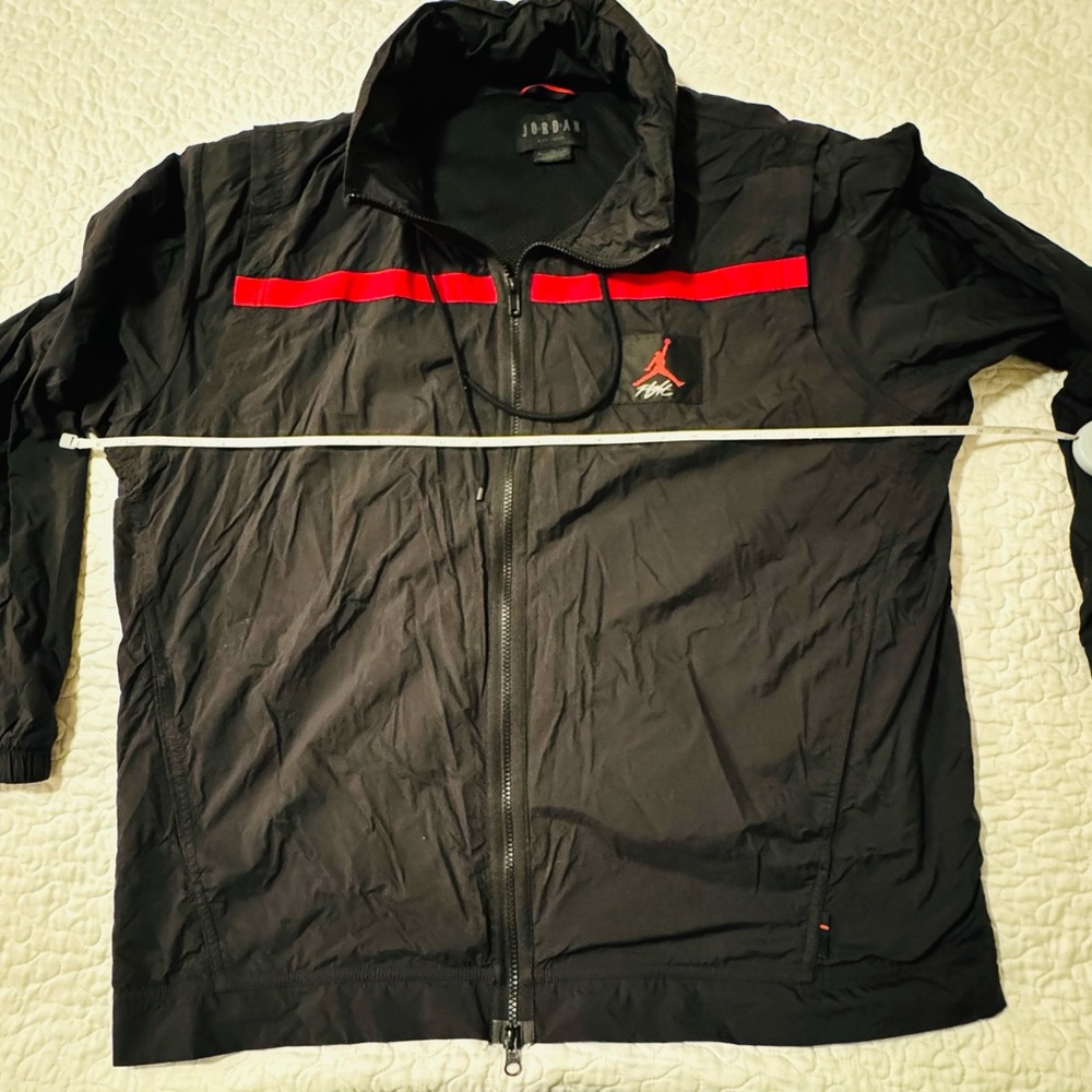 Nike Jordan Black and Red Men's Jacket XL